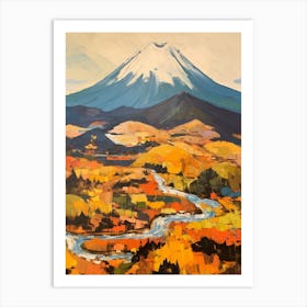 Mount Fuji Japan 1 Mountain Painting Art Print