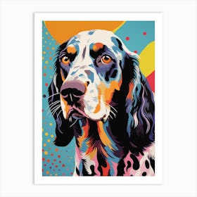 Pop Art English Setter 1 Art Print