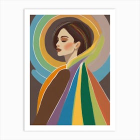 Rainbow Woman 4 Art Print