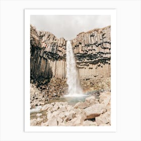 Chasing Waterfalls In Iceland Art Print