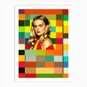 Alicia Silverstone Colourful Pop Movies Art Movies Art Print