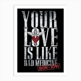 Bon Jovi - Bad Medicine Poster