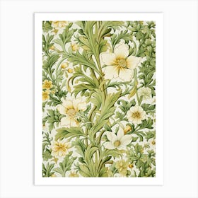 Floral Wallpaper 91 Art Print