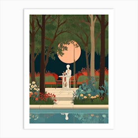 Garden Scene Art Print