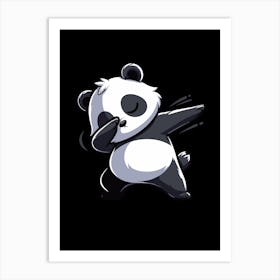 Panda Bear Dab Art Print