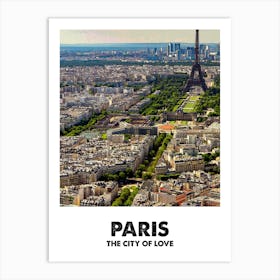 Paris, City, Landscape, Cityscape, Art, Wall Print Art Print