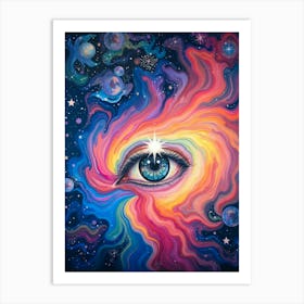 The Eye of the Universe ~ Spiritual Awakening Art Print