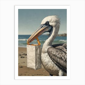 Pelican 11 Art Print