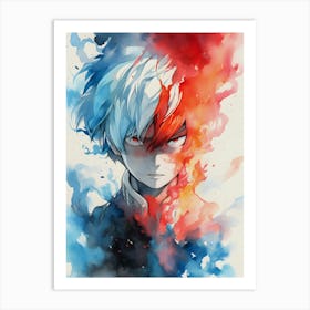 Todoroki Shouto Art Print