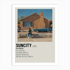 Suncity 2018 By Khalid Poster Art Print