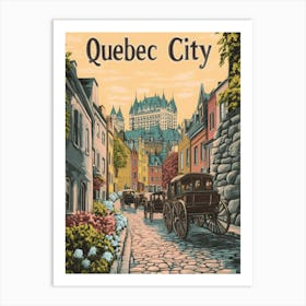 Aihrgdesign A Classic 1960s Travel Poster For Quebec City Sho Ce2ced45 Fb81 46c1 98e2 C8cc01e8a36a 3 Art Print