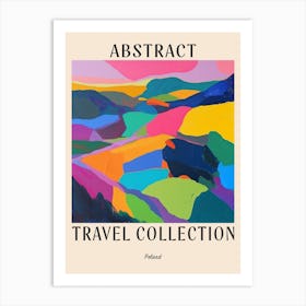 Abstract Travel Collection Poster Poland 3 Art Print