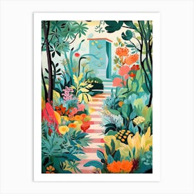 House Garden 1 Art Print