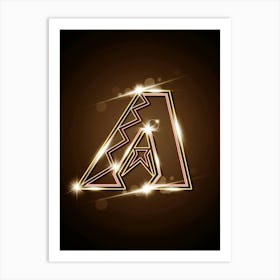 Arizona Diamondbacks Logo Art Print