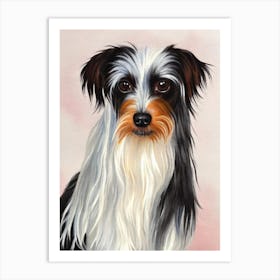 Chinese Crested Watercolour Dog Art Print