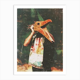 Bird Mask Art Print