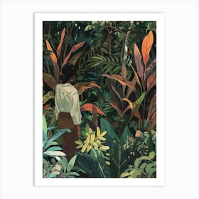 In The Garden Dunedin Botanical Gardens 2 Art Print