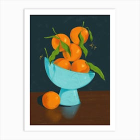 Oranges Still Life Art Print