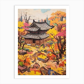 Autumn Gardens Painting Tofuku Ji Japan 3 Art Print
