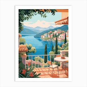 Kotor Montenegro 3 Illustration Art Print