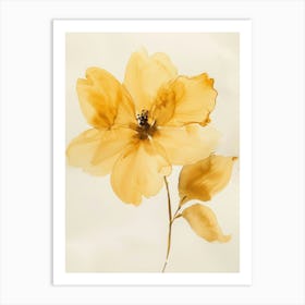 Yellow Flower 2 Art Print