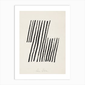 Abstract Stripes 01 Art Print