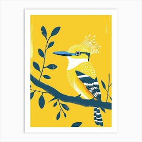 Yellow Kookaburra 3 Art Print