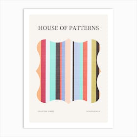 Stripes Pattern Poster 10 Art Print