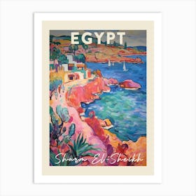 Sharm El Sheikh Egypt 2 Fauvist Painting Travel Poster Art Print