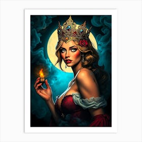 Queen Of The Night Art Print