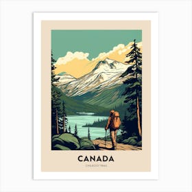 Chilkoot Trail Canada 3 Vintage Hiking Travel Poster Art Print