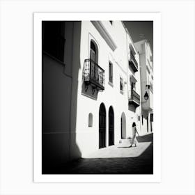 Murcia, Spain, Black And White Analogue Photography 3 Art Print