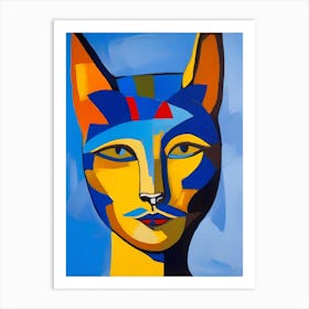 Cat Man II Art Print