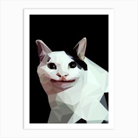 polite Cat meme Art Print