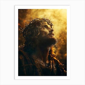 Jesus 40 Art Print