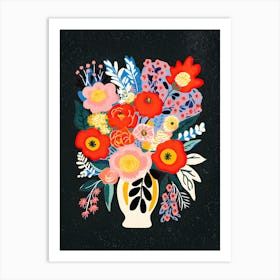 Bouquet Of Flowers 6 Art Print