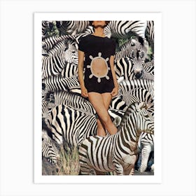 Zebras Art Print