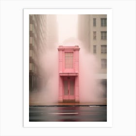 Pink House Art Print