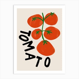 Tomato Girl Art Print
