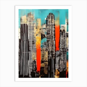 Integrated Chaos 1 - Cityscape Art Print