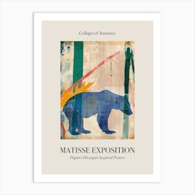 Bear 3 Matisse Inspired Exposition Animals Poster Art Print
