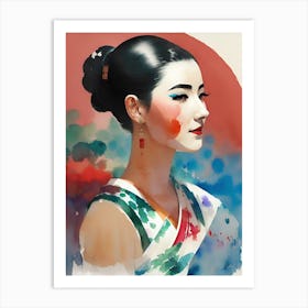 Geisha 104 Art Print