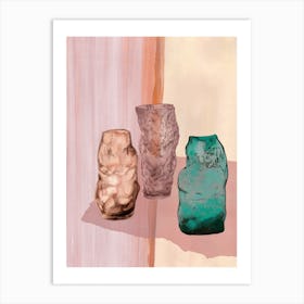 Three Vases Art Print