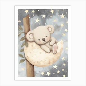 Sleeping Baby Koala 2 Art Print