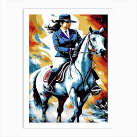 Horse Rider Art Print