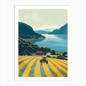 Swedish Countryside Art Print