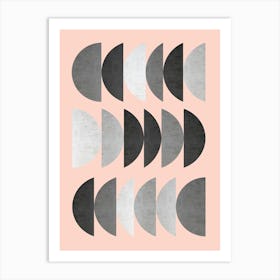 Minimalist geometric shapes 5 Art Print