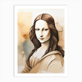 Mona Lisa 6 Art Print