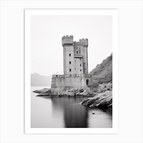 Portovenere, Italy, Black And White Photography 4 Art Print