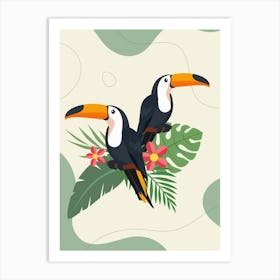 Toucans Art Print